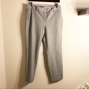 Express Columnist Gray Cropped Dress Work Pants 10